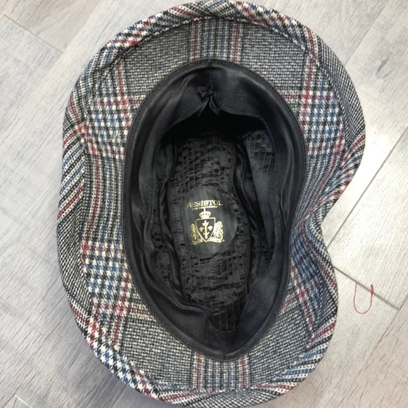 Men’s 7 ¼ 100% wool plaid vintage bucket hat - Picture 5 of 7